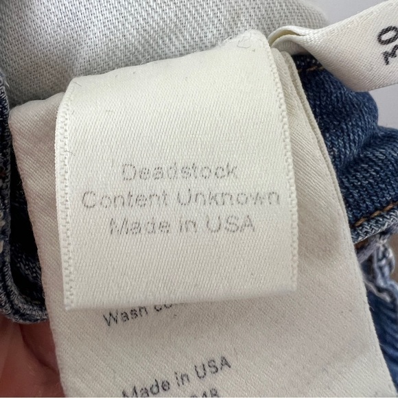 Reformation Louise Jeans Baltic Wash Button Fly Wide Leg - Picture 7 of 7